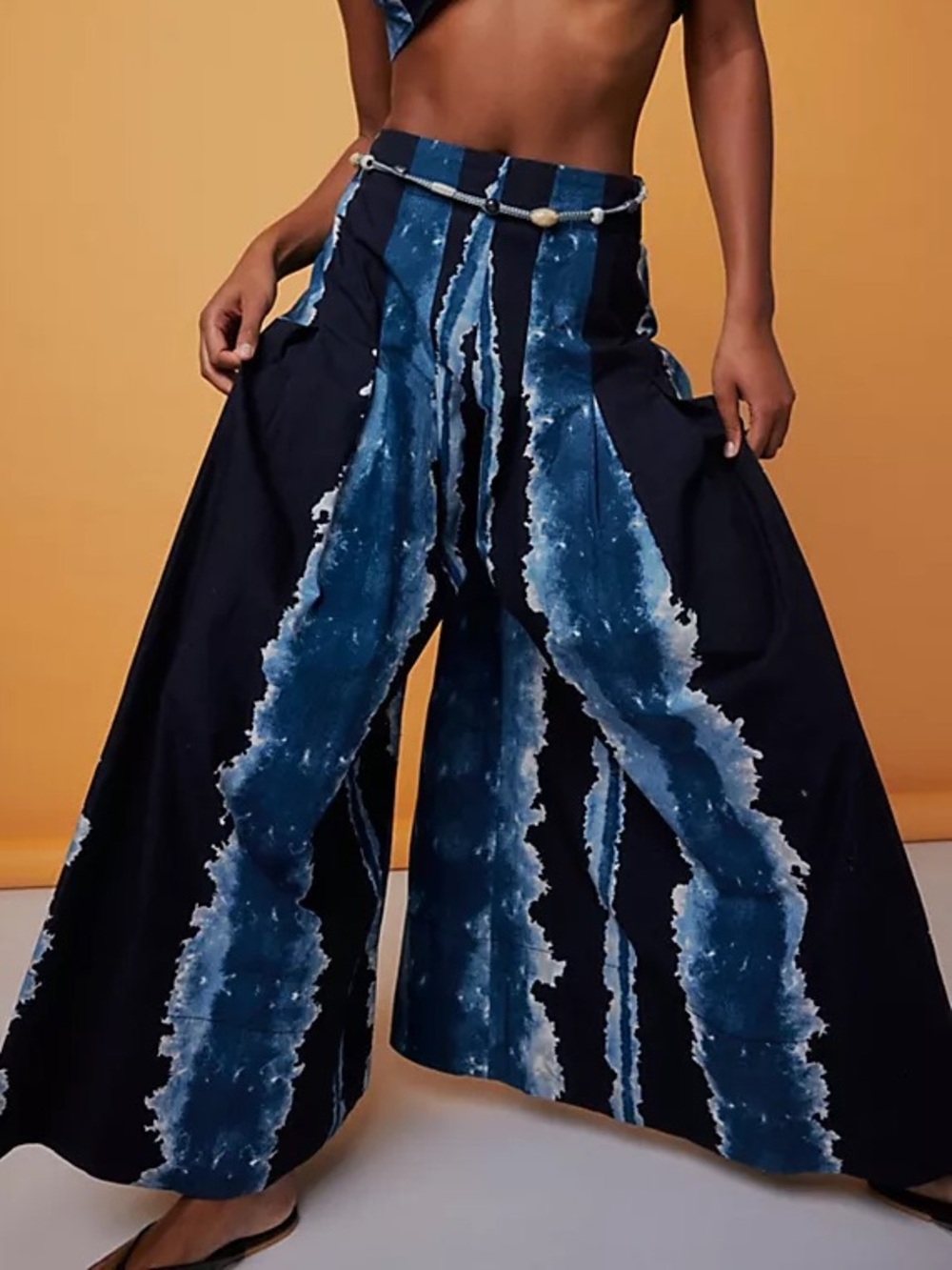 NWOT *pants only* FP × House of Aama Indigo Nights Set